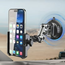 EEEkit 360° Rotation Car Phone Mount, 3.3" Suction Cup Windshield/Dashboard Holder, Fit for 4.7-7.2" iPhone, Samsung, Android