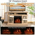 thumbnail image 6 of Gymax 48'' Fireplace TV Stand W/ 1400W Electric Fireplace for TVs up to 50 Inches, 6 of 10