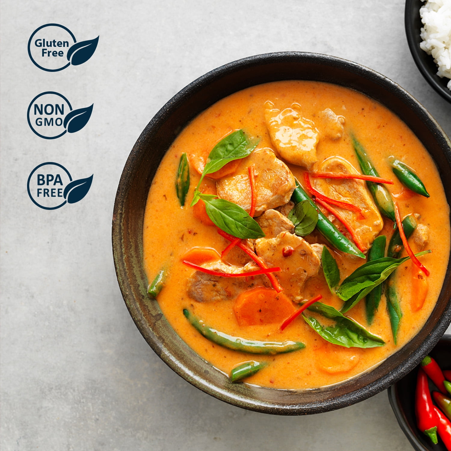 (2 pack) Passage Foods Passage to Asia Gluten Free Red Thai Curry Stir Fry Sauce, 7 oz