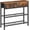 Rustic Brown, variant on HOOBRO 29.5" Narrow Console Table with 2 Fabric Drawers and 3-Tier Storage Shelves for Living Room Rustic Brown and Black BF72XG01