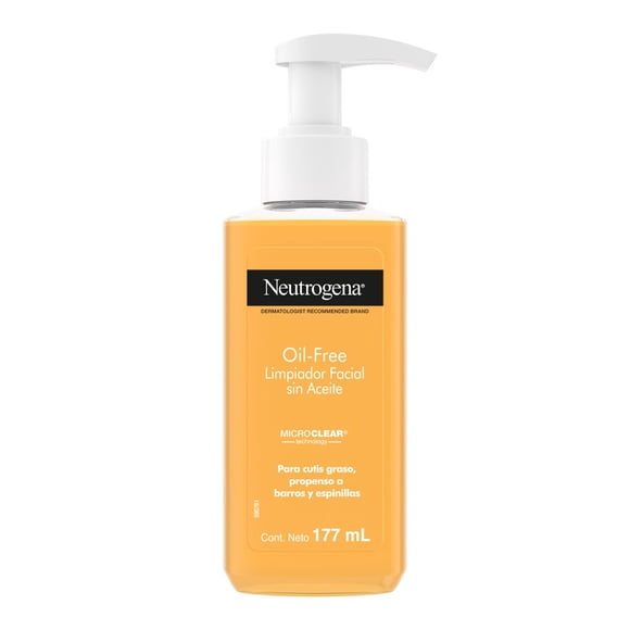 Gel limpiador facial Neutrogena oil free ácido salicílico 177 ml