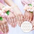 thumbnail image 4 of unbranded  12 Pcs Bridal Wrist Pearls Flower Accessories Bride Bridesmaid, 4 of 8