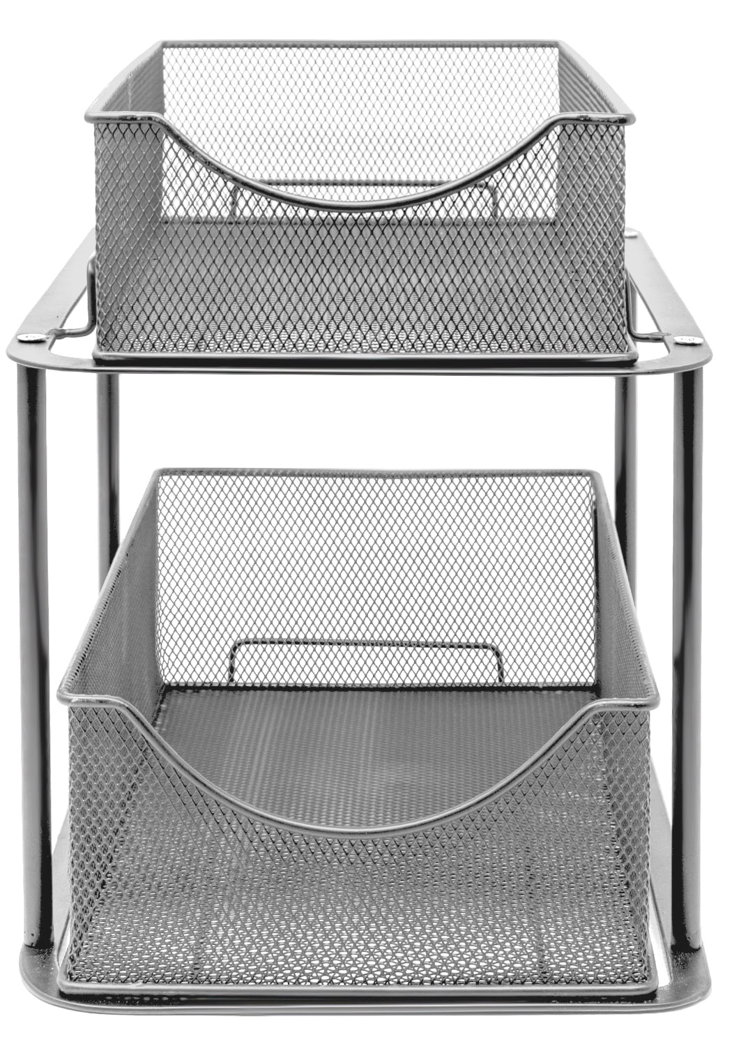 Sorbus 2-Tier Organizer Baskets with Mesh Sliding Drawers