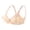 40-Beige, variant on YWDJ Sleep Bras for Women Plus Size Comfy Bras Wireless Lounge Bras Adjustable Straps Half Cup Push up Wrap Comfortable Bras Padded Plus Size Comfortable Bras Solid Bras Gray 2XL
