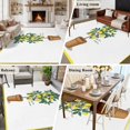 thumbnail image 5 of Summer Lemon Area Rugs 5'x8', Washable Small Throw Rugs for Classroom Bedroom, Yellow Potted Plant Green Botanical Indoor Outdoor Rug Non-Slip Low Pile Carpet Runner Reversible Floor Mats, 5 of 8