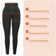 thumbnail image 2 of Dnzceghtig Leggings térmicos para mujer con cintura alta Leggings largos opacos con forro polar grueso Leggings cálidos de invierno Leggings/pantalones elásticos,Navy blue/Black, 2 of 4