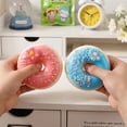thumbnail image 4 of SSZMDLB Stress ReliefToy, Simulation Food Donut Cake Dessert, 3D Refrigerator Magnet Fidget SensoryToyfor Kitchen Office Decor, PU Plastic SqueezeToys, 4 of 9