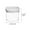 Xs, variant on Airtight Food Storage Container, Clear Plastic Kitchen Jar with 4-Side Locking Lid - Multisize Pantry Organizer for Grains Snacks Spices Flour (Xs)