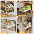 thumbnail image 7 of Pull Out Cabinet Organizer Fixed With Adhesive Film, Heavy Duty Slide Out Drawers for Kitchen Cabinets, Roll Out Shelf Rack for Home Bathroom Pantry Base Organization, 7 of 7