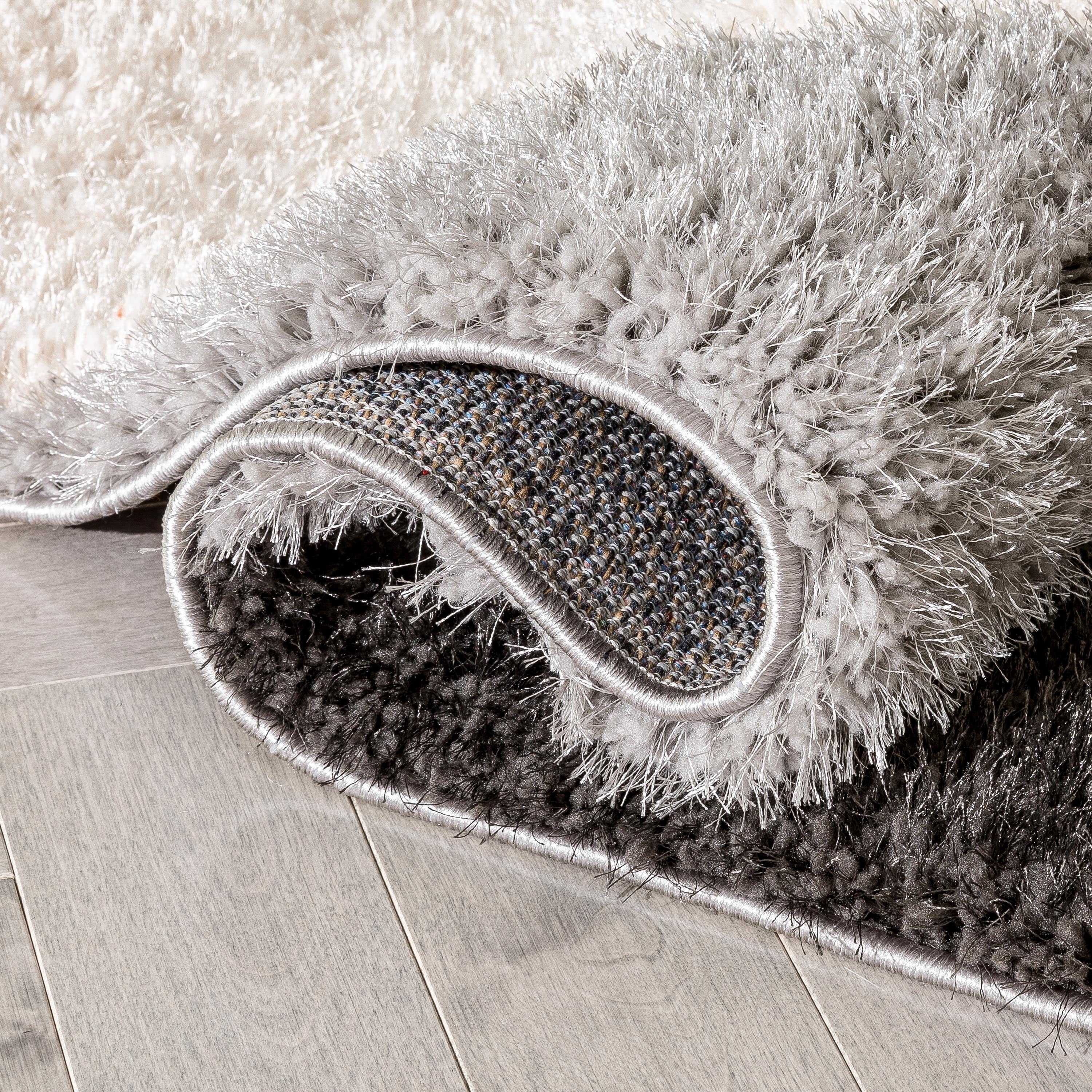 Well Woven Lolly Mika Retro Zig-Zag Pattern Yellow Grey 2'7" x 7'3" Runner 3D Texture Shag Area Rug