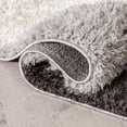 thumbnail image 6 of Well Woven Lolly Mika Retro Zig-Zag Pattern Yellow Grey 3'11" x 5'3" 3D Texture Shag Area Rug, 6 of 7