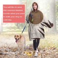 thumbnail image 4 of Wearable Oversized Blanket,Brown Boho Geometric and Plant Pattern Wearable Blanket Hoodie for Adults,Cozy Hooded Blankets with Super Pockets,Super Warm Fuzzy Pullover for Women & Men, 4 of 6