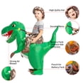 thumbnail image 4 of GOOSH 48 inch Inflatable Dinosaur Costume for Kids, Kids Halloween Costume for Unisex Boys Girls, Funny Blow Up Costumes for Halloween Party Cosplay, 4 of 8