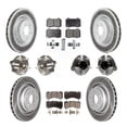 thumbnail image 1 of Transit Auto Front Rear Hub Bearings Assembly Coated Disc Brake Rotors and Semi-Metallic Pads Kit (10Pc) for Car Dodge Challenger Charger - Left Right Side (Driver Passenger) KBB-111732, 1 of 11