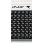 Classic Graduation Plastic Tablecloth, 84 x 54 in, 1ct