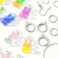 thumbnail image 2 of 1box DIY Jewelry Set Making Bear Earring with 316 Surgical Stainless Steel Earring Hooks Hoop Earrings Findings, 2 of 8