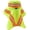 A-1pc Neon Yellow, variant on High Visibility Reflective Safety Hats Sun Protection Wide Brim Flap Women