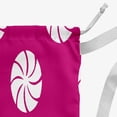 thumbnail image 3 of Simply Daisy Whirl of The Season Geometric 28 x 36 in Pink Laundry Bag, 3 of 3