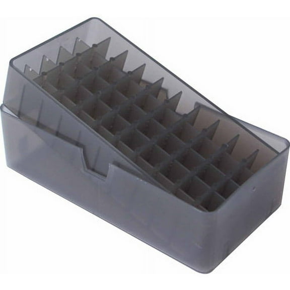 MTM E-50 Slip Top, .38/357, 50-Round Ammo Case, Smoke