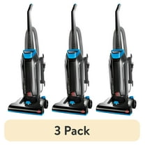 (3 pack) BISSELL PowerForce Bagged, Upright Vacuum, Powerful Suction, Allergen Filtration Bags, Flexible Reach, 1739, Black & Blue