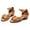 Yellow, variant on Zecgelong Children's Shoes Girls Sandals 2026 New Summer Baotou Woven Roman Shoes Medium And Large Children's Soft Soled Beach Shoes Girls Summer Sandals Size 11 Black