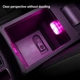 thumbnail image 3 of Scienceny ABS Auto luz ambiental Control táctil interno 1.5A 3W puerta autoadhesiva soporte para vaso de agua Sensor recargable accesorios de lámpara Bombillas para automóviles Azul hielo Scienceny VI017047-02, 3 of 6