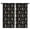 Bigfoot and Tree, variant on Blackout Kids Curtains,Bigfoot and Tree Black Pattern Children's Insulated Curtains Set Of 2,Bedroom Essentials,Toddler Room Decor 42"x54"