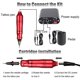 thumbnail image 4 of Mini tatuaje Power Tattoo Pen Set Pen Motor Tattoo Machine Set Motor Machine Set kaili Sencillez, 4 of 5