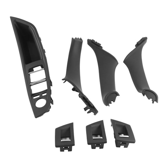 7Pcs Car Inner Door Handle Window Lift Switch Armrest Panel For 5 Series F10 F11 F18 2010-2017 RHD 51417225875