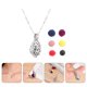 thumbnail image 5 of KAKOWELY 2 juegos de collar difusor de aceites esenciales para mujer, colgante de aroma con bola hueca y piedra volcánica, joyería de aromaterapia portátil para uso diario., 5 of 5
