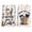 Cat 03, variant on 2PCS Cute Cat Kitchen Towels, Cats Paw Print Themed Gifts Reusable Absorbent Waffle Weave Dish Tea Towels for Cleaning Cooking, Cat Lovers Gifts for Women Microfiber Kitchen Towel, Housewarming Gift