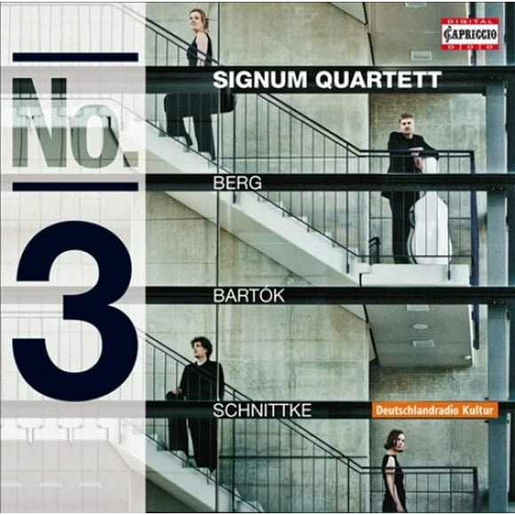 String Quartets Nos. 3: Berg, Bart¢k, Schnittke