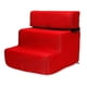 thumbnail image 2 of Rampa de escalera para escaleras de perros y mascotas, cubierta desmontable antideslizante para cachorros, escaleras de escalada, 3 escalones lavables Rojo, 2 of 8