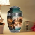 thumbnail image 6 of MUKTIVE Fishing Funeral Large Urns for Adult Male Female Ashes - Fisherman Burial Urn for Human Ashes for Female - Cremation Remains Containers - Sympathy Gifts for Loss (10 Inch), 6 of 7