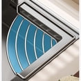 thumbnail image 5 of Yhmxh Stainless Steel Sink Corner Caddy, Over‑the‑Sink Triangle Sponge Holder, Kitchen Sink Storage Rack for Sponge Scrubber Dishcloth Soap Organizer for Kitchen Counter Sink Corner Organization, 5 of 6