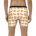 thumbnail image 4 of Salouo Hot Dog Pattern Men's Boxer Briefs, Soft & Breathable Underwear Elastic Waistband Briefs for Men,1-Pack, 4 of 7