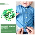 thumbnail image 4 of Shisuyan 1 Set of Colored Resin Buttons DIY Sewing Buttons Clothes Button Ornaments Craft Making Buttons, 4 of 9