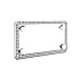thumbnail image 3 of JR2 Premium Sparkling Crystal Motorcycle License Plate Frame with Cap (Purple), 3 of 4