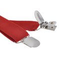thumbnail image 6 of Toptie Unisex Suspenders Solid Color Y-Back Clip Suspender - 1 Inch Wide-Red, 6 of 7