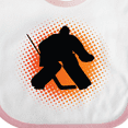 thumbnail image 4 of Inktastic Ice Hockey Goalie Sports Boys or Girls Baby Bib, 4 of 4