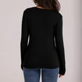 thumbnail image 6 of Ronuti Long Sleeve Thermal Shirt for Women Light Fleece Tops Spring 2025 Crew Neck Casual Basic T-Shirts, 6 of 9