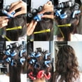 thumbnail image 4 of Hair Foam Curler Roller Set 10 Twist Curls Flexi Rods Reusable Cable Ties/Wrap to Organize Cords Length 9.5" Random Color, 4 of 6