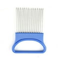 thumbnail image 4 of SUTENG Stainless Steel Onion Needle Fork Vegetable Fruit Slicer Tomato Cutter Cutting Holder Kitchen Accessories Tool, 4 of 5