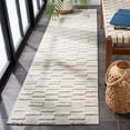 thumbnail image 2 of SAFAVIEH Trends Craig Geometric Runner Rug, Beige/Ivory, 2'2" x 11', 2 of 8