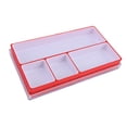 thumbnail image 3 of Caja De Almacenamiento De Piezas De Reloj, Caja Organizadora De Piezas De Reloj De Plástico Con 4 Compartimentos, Herramientas De Reparación De Relojero, 3 of 7