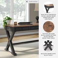 thumbnail image 4 of Signature Design by Ashley Wildenauer Black 60" Home Office Desk, 4 of 9