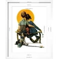 thumbnail image 5 of Art.com Little Spooners or Sunset, April 24,1926 Giclee Print by Norman Rockwell, White Frame Wall Art, 17" x 21", 5 of 5