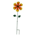 thumbnail image 5 of Aymzbd Metal Flower Decorative Garden Stake Windspinner for Patio Planter Pot Porch Orange, 5 of 9