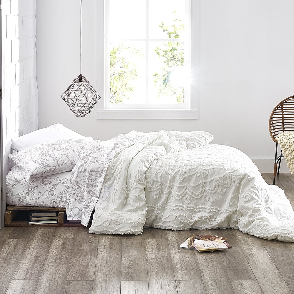 The Comfort Pak, Jasmine White, 20Piece College Dorm Bedding Comforter