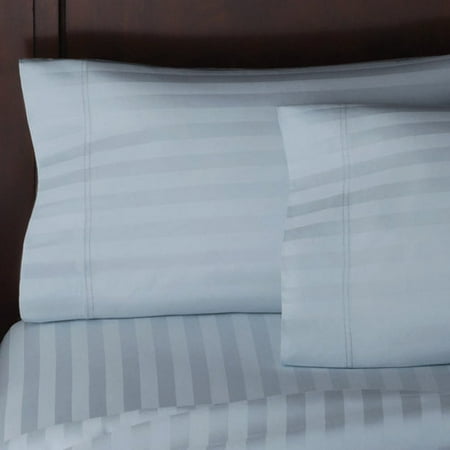 Better Homes and Gardens 300-Thread-Count Pinstripe Blue Damask Wrinkle-Free Pillowcases